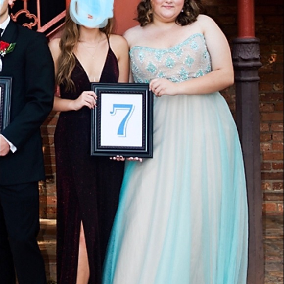 Plus Size Prom Dress - Picture 2 of 4